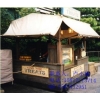 景區(qū)售賣亭，公園木制小賣部，商業(yè)街售賣車