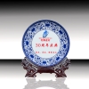 青花瓷紀(jì)念盤，景德鎮(zhèn)陶瓷工藝圓盤廠家