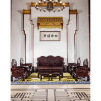凹凸傳奇紅木紫檀精品 | 江山如意沙發(fā)，撐起家的貴氣和福氣！